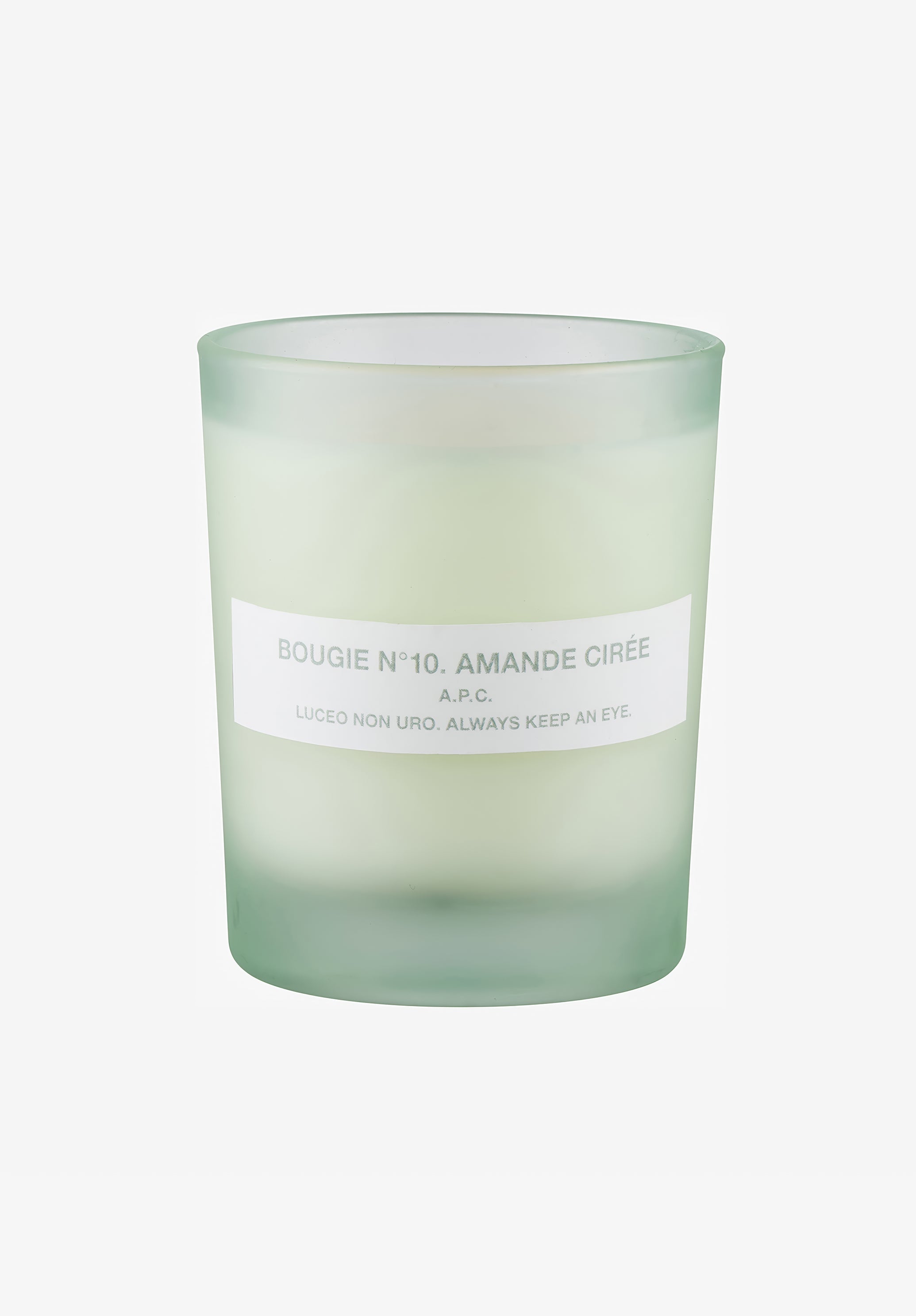 Waxed Almond scented candle. - 0